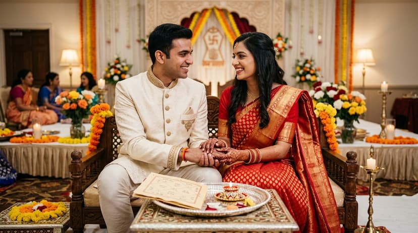 Couple discussing their values and compatibility