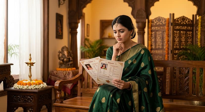 Jain couple discussing their future